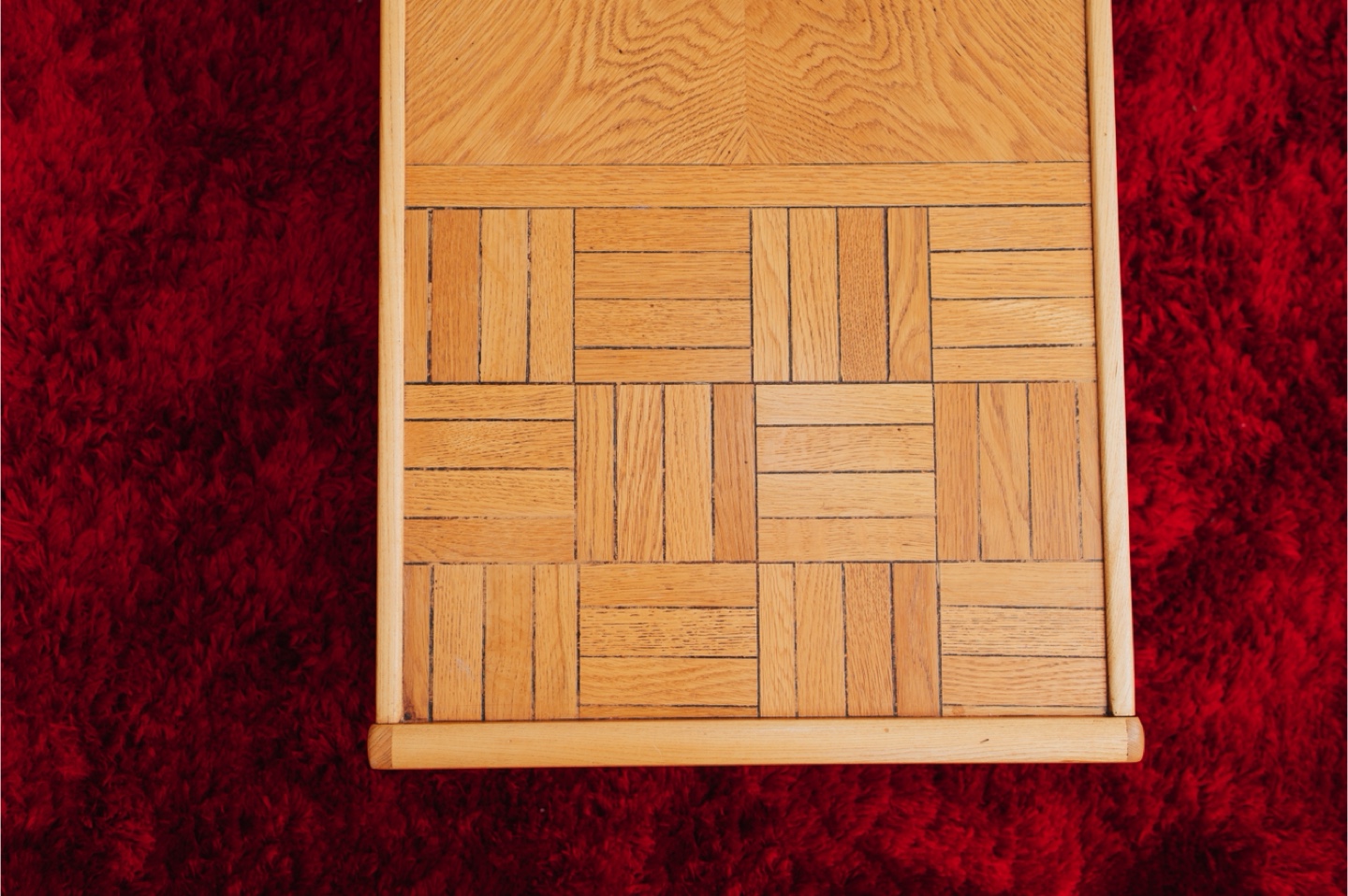 Postmodern Parquet Oak Coffee Table - photo 3