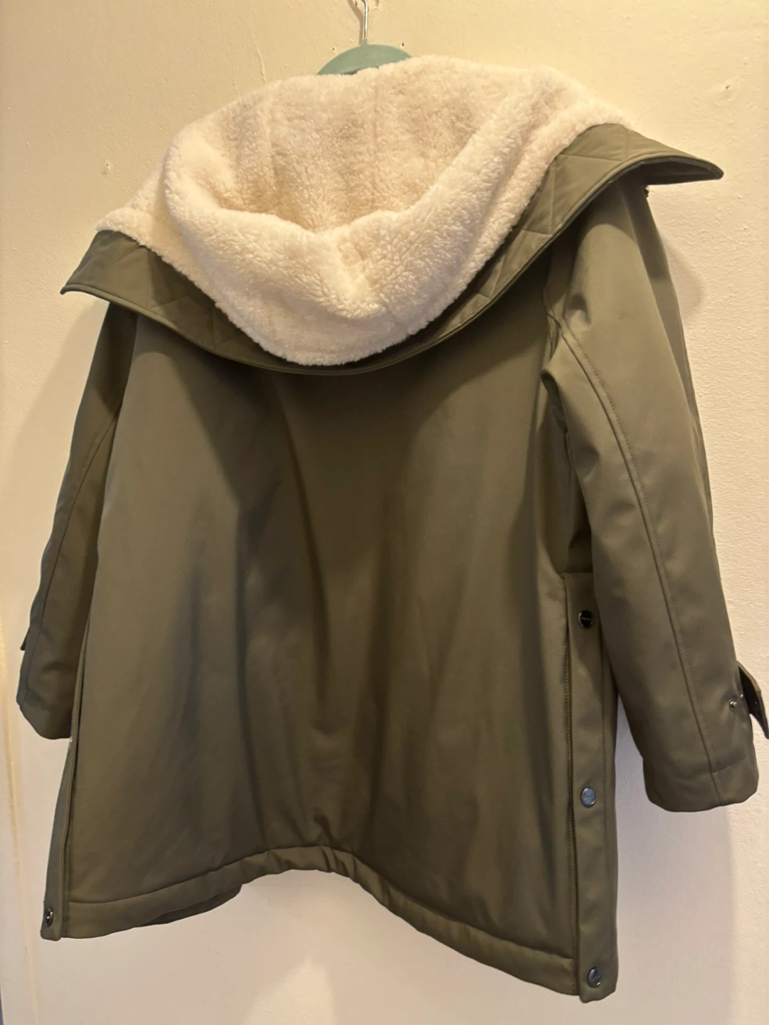 NEW-DKNY Women's Green Water-Resistant Hooded Parka - photo 3