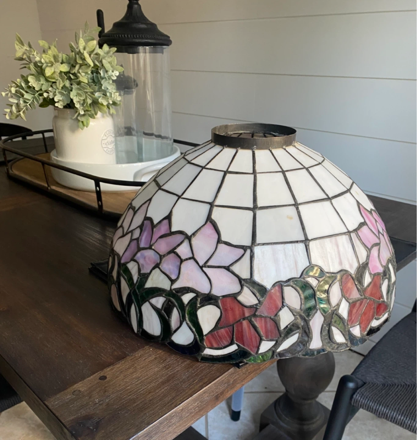 Tiffany Style Stained Glass Lamp Shade - photo 3