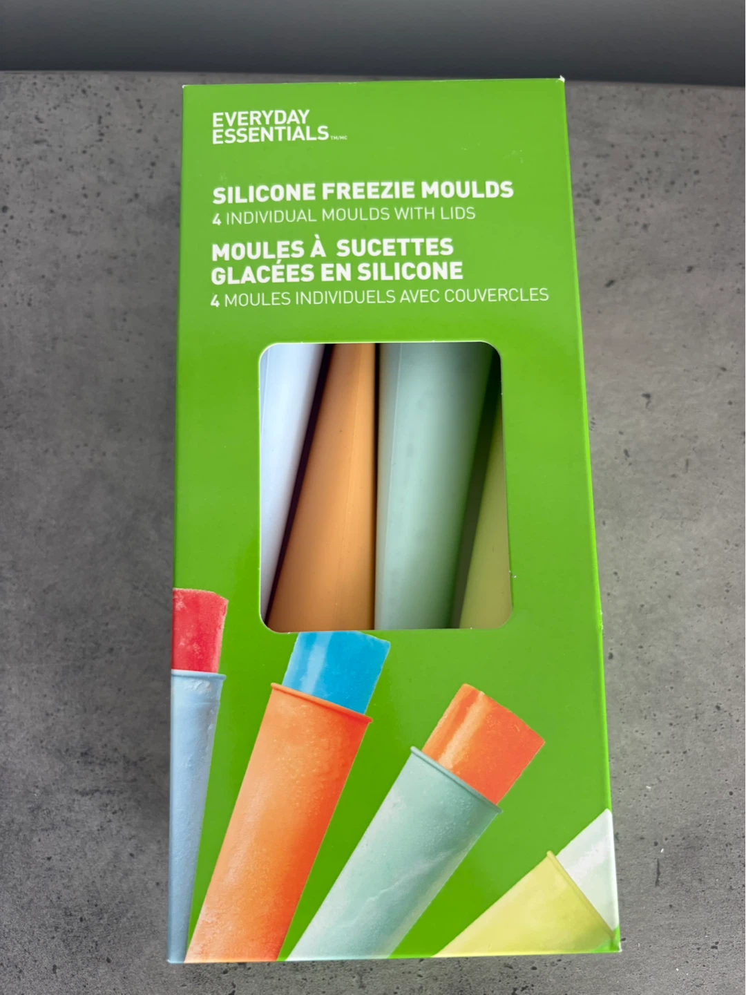 Everyday Essentials Silicone Freezie Moulds - 4 Pack