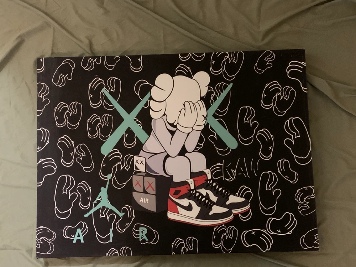 KAWS x Air Jordan 1  3D Art Piece