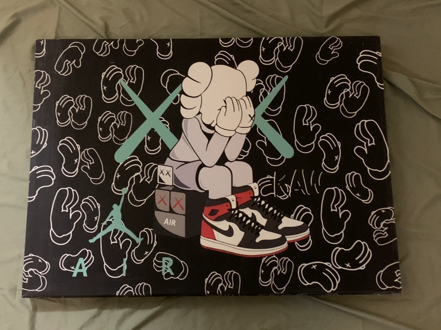 KAWS x Air Jordan 1  3D Art Piece - photo 2
