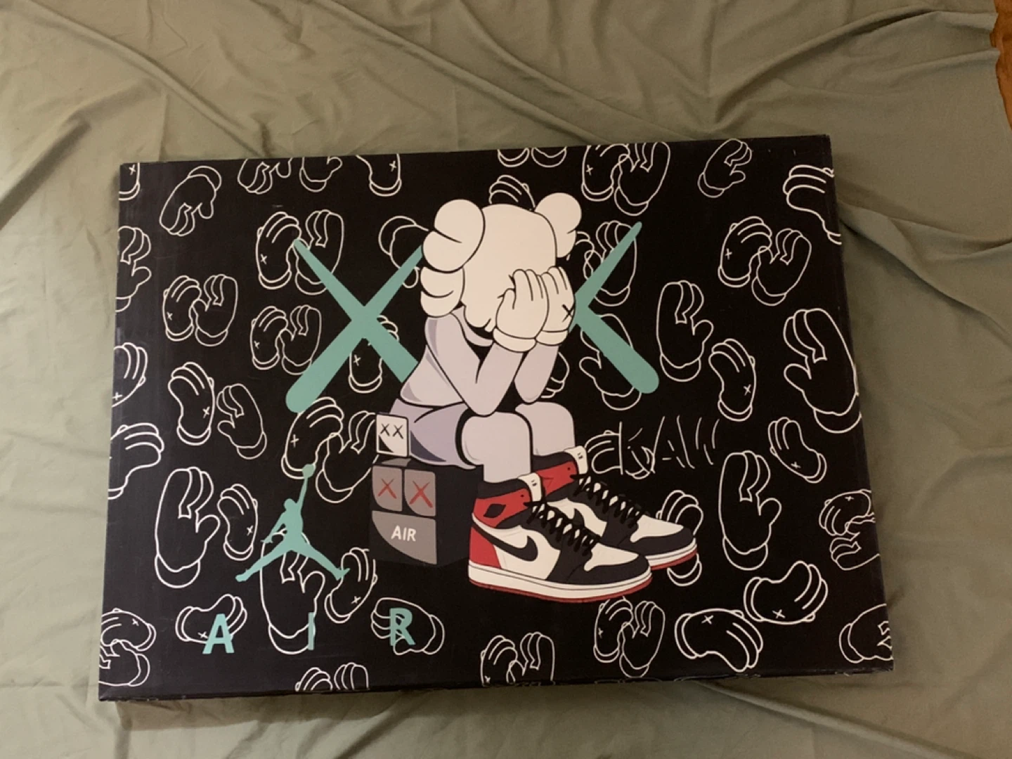 KAWS x Air Jordan 1  3D Art Piece - photo 3
