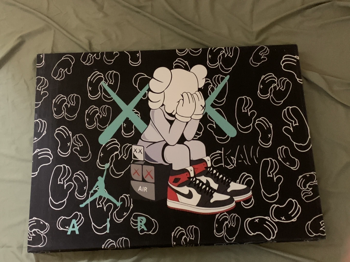 KAWS x Air Jordan 1  3D Art Piece - photo 4