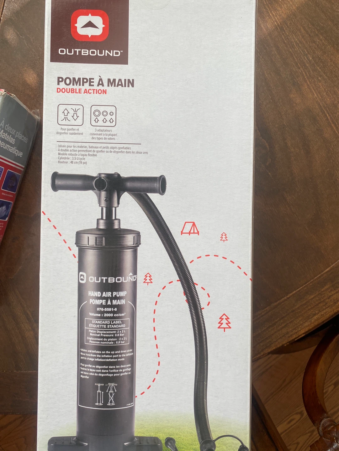 Outbound Hand Air Pump - Double Action
