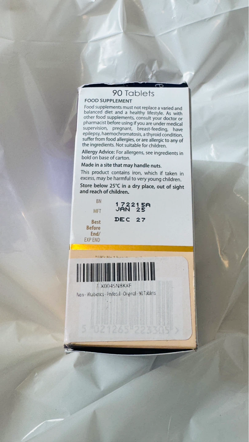 Vitabiotics Perfectil Original 90 Tablets Value Pack Bulk - photo 2