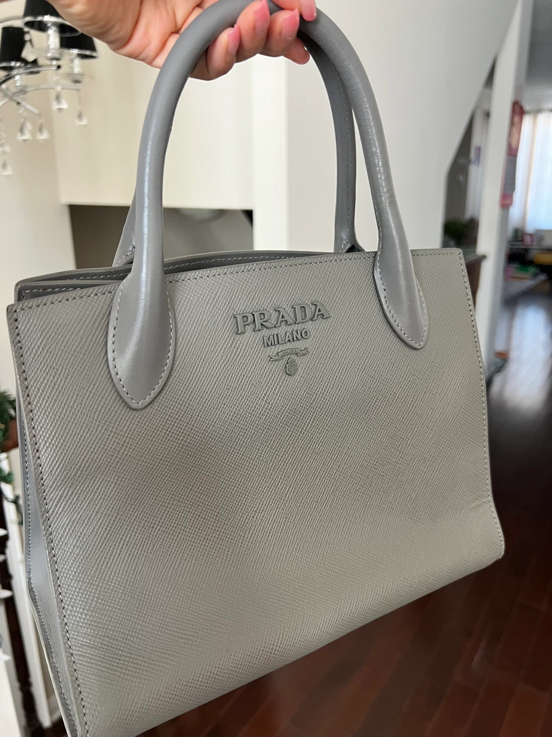 Saffiano Leather Tote Bag