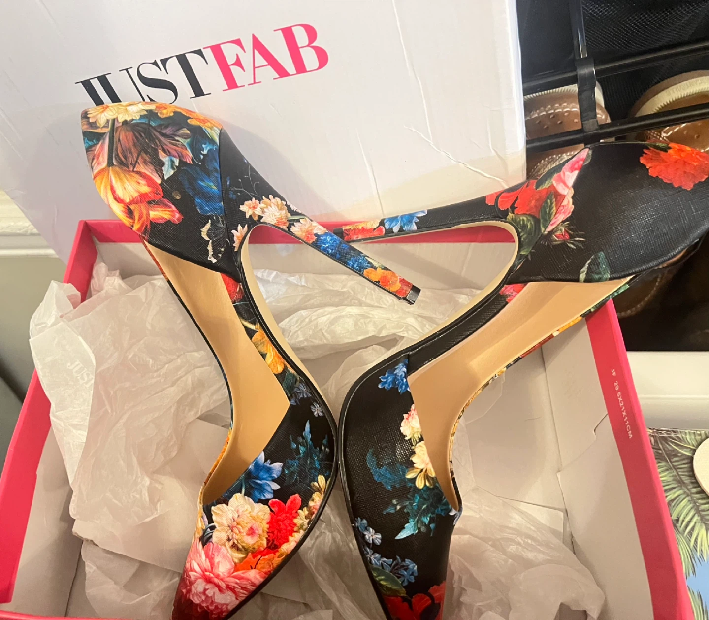 JustFab Floral Heels - photo 2