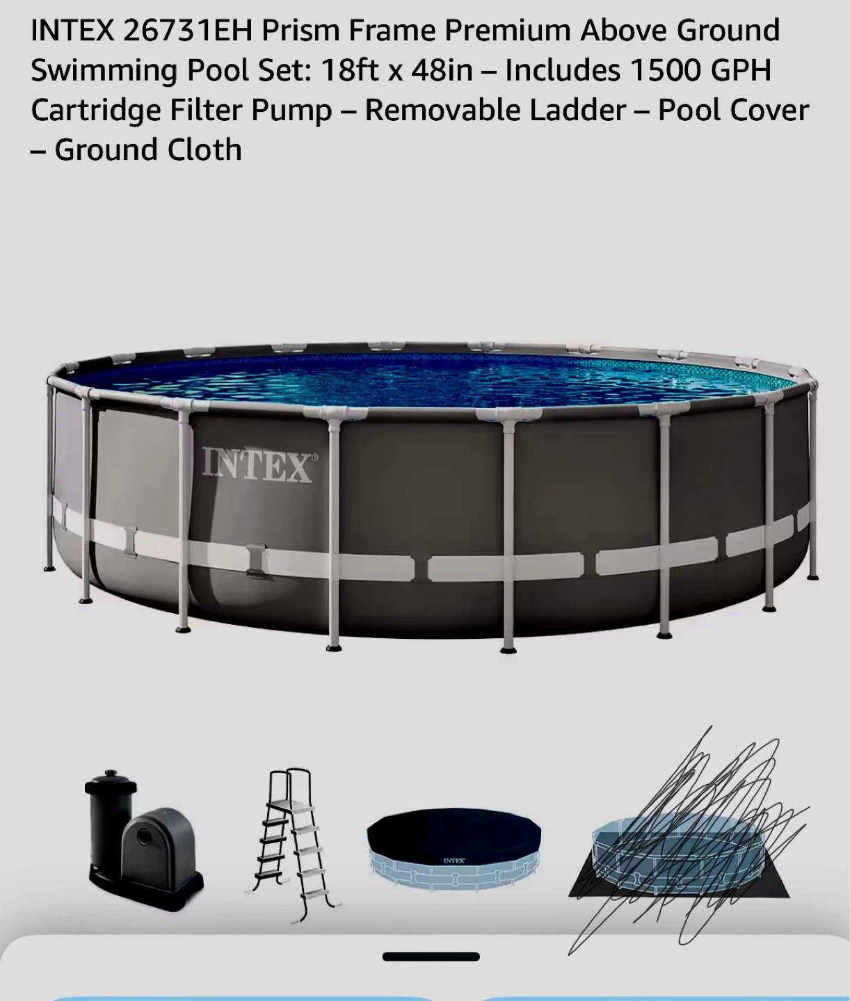 18 ft round pool