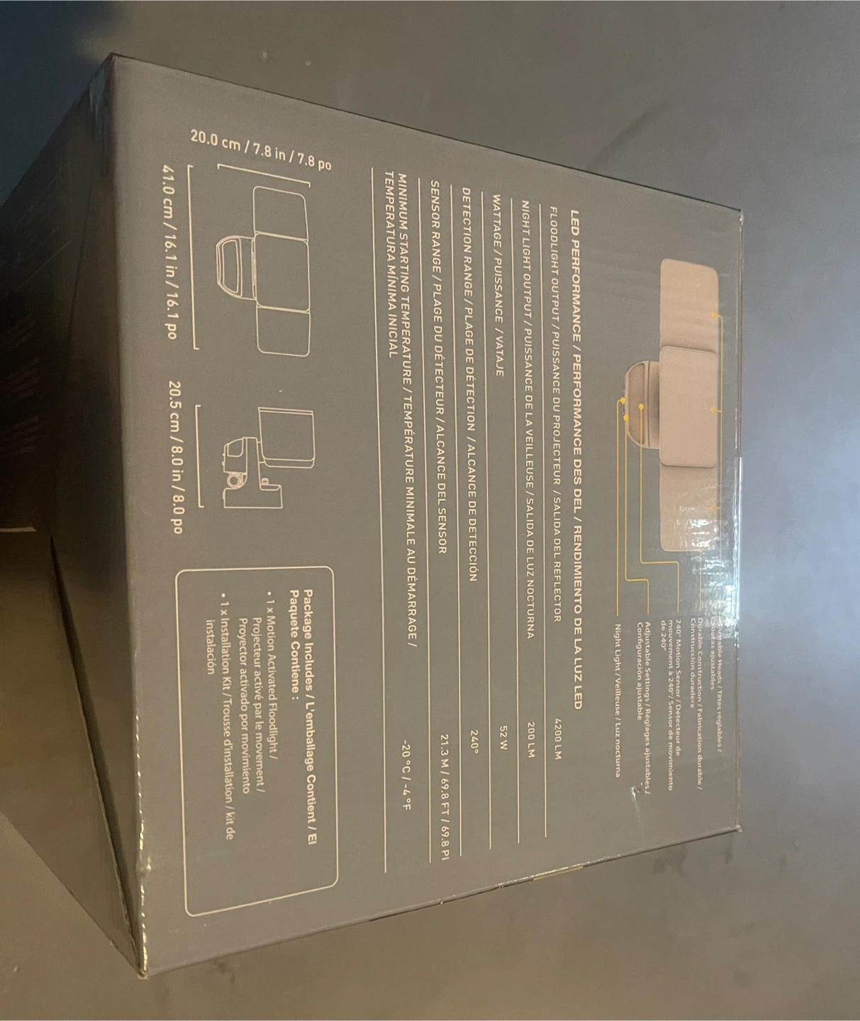 KODA Motion Activated Floodlight 4200 Lumens - photo 2