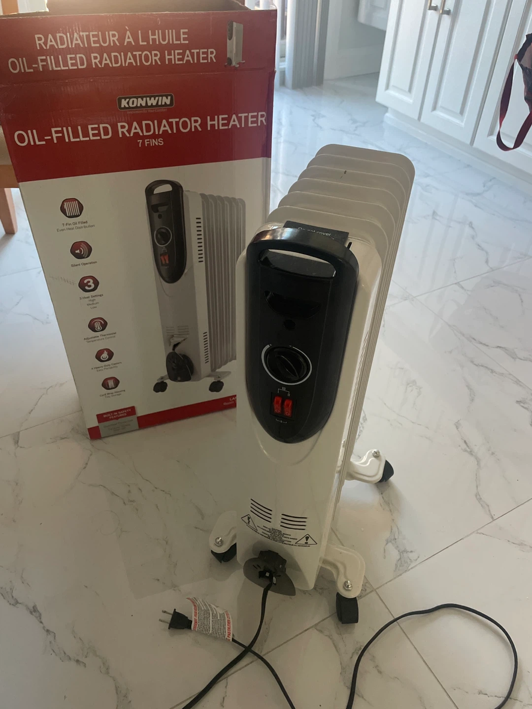 KONWIN Oil-Filled Radiator Heater