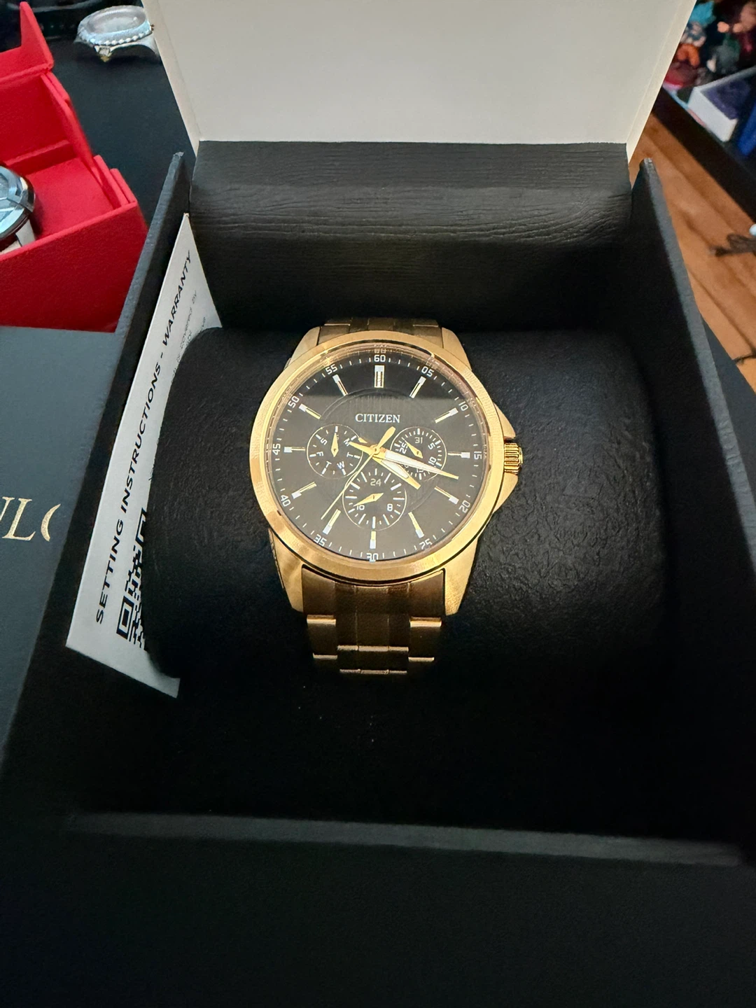 Citizen Gold Tone Chronograph Watch - photo 3