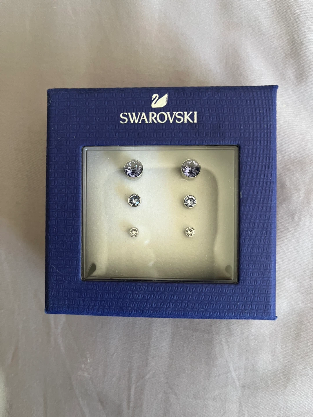 Swarovski Crystal Stud Earrings Set