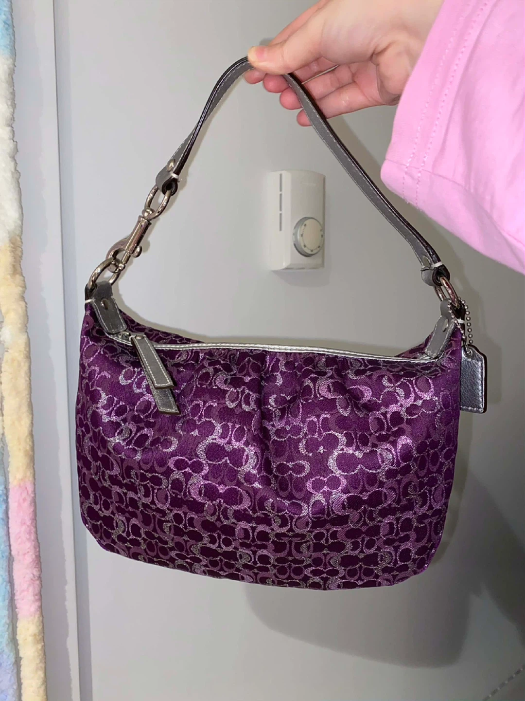 Vintage Coach Special Edition Purple Bag