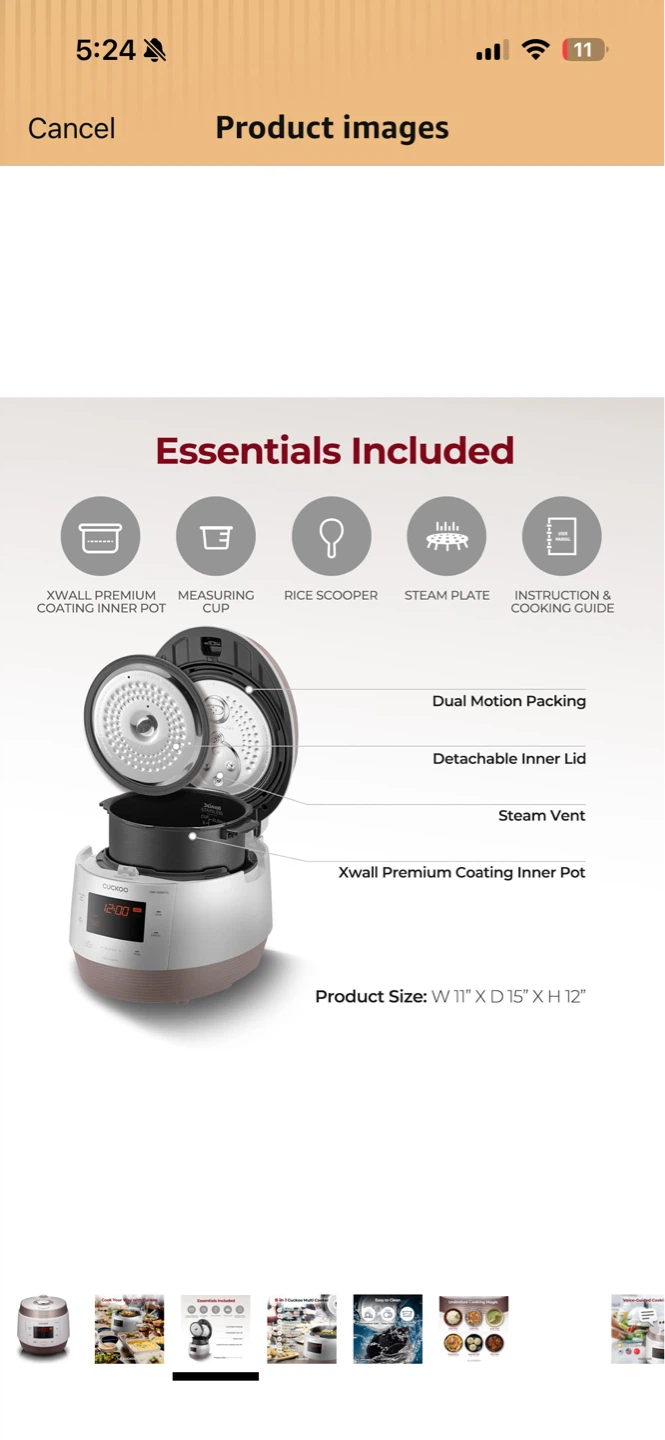 CUCKOO Rice Cooker - photo 5