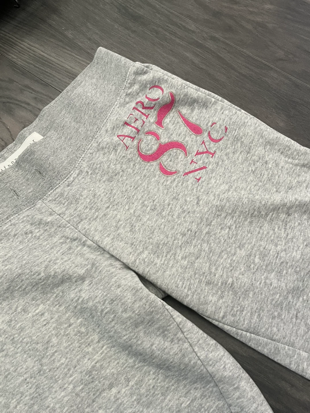 Aeropostale Low-Rise Wide Leg Gray Sweatpants | Women - photo 2