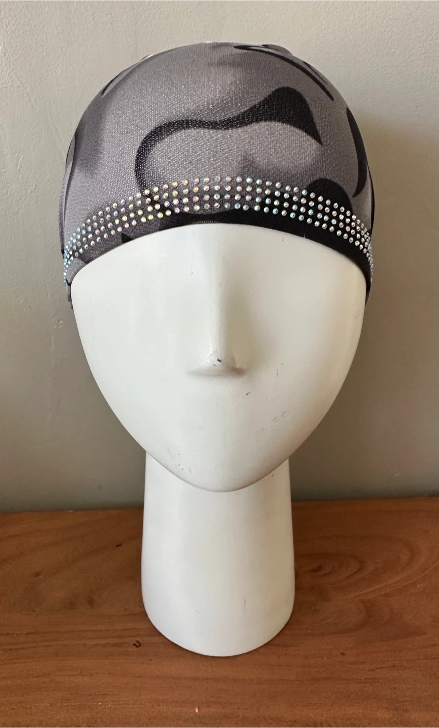 Camo Bonnet with Rhinestones - New - $2