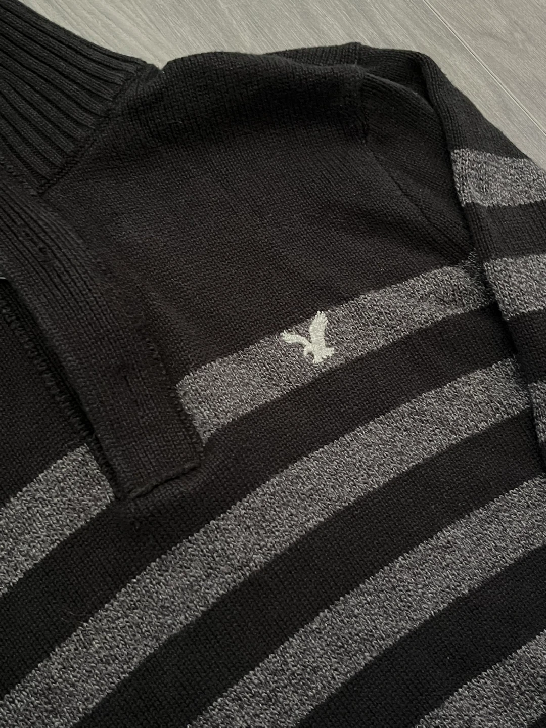 American Eagle 100% Cotton Quarter-Zip Knit Sweater - photo 2