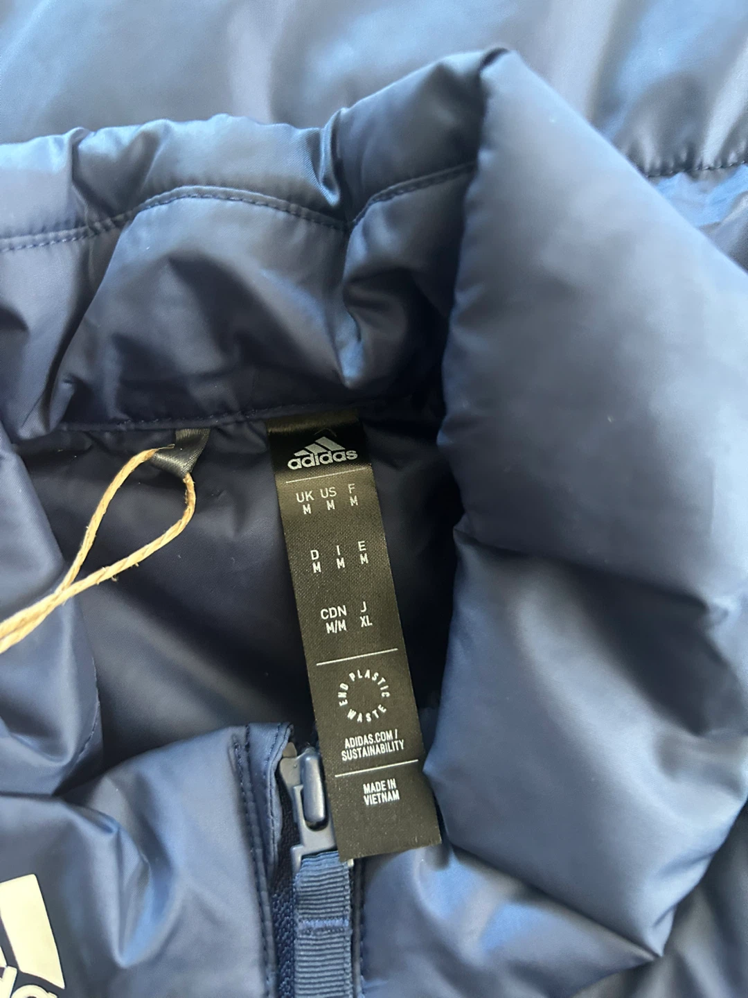 Adidas Puffer Vest - Eggo - Size M - photo 2