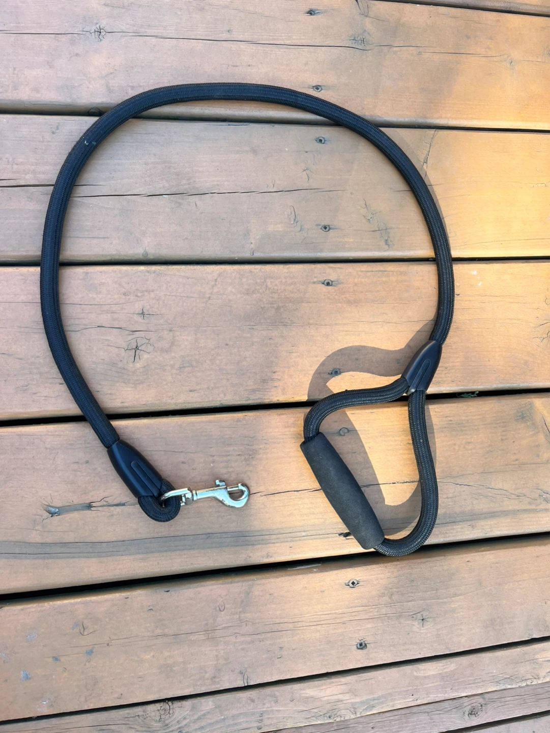 45” Black Dog Leash with Padded Handle - photo 2