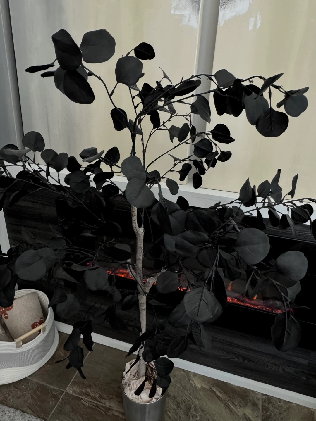 Black Faux Eucalyptus tree - photo 4
