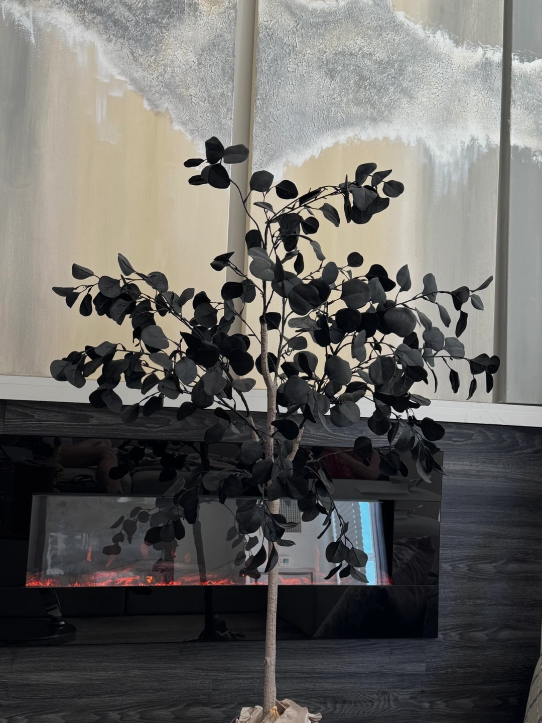 Black Faux Eucalyptus tree - photo 2