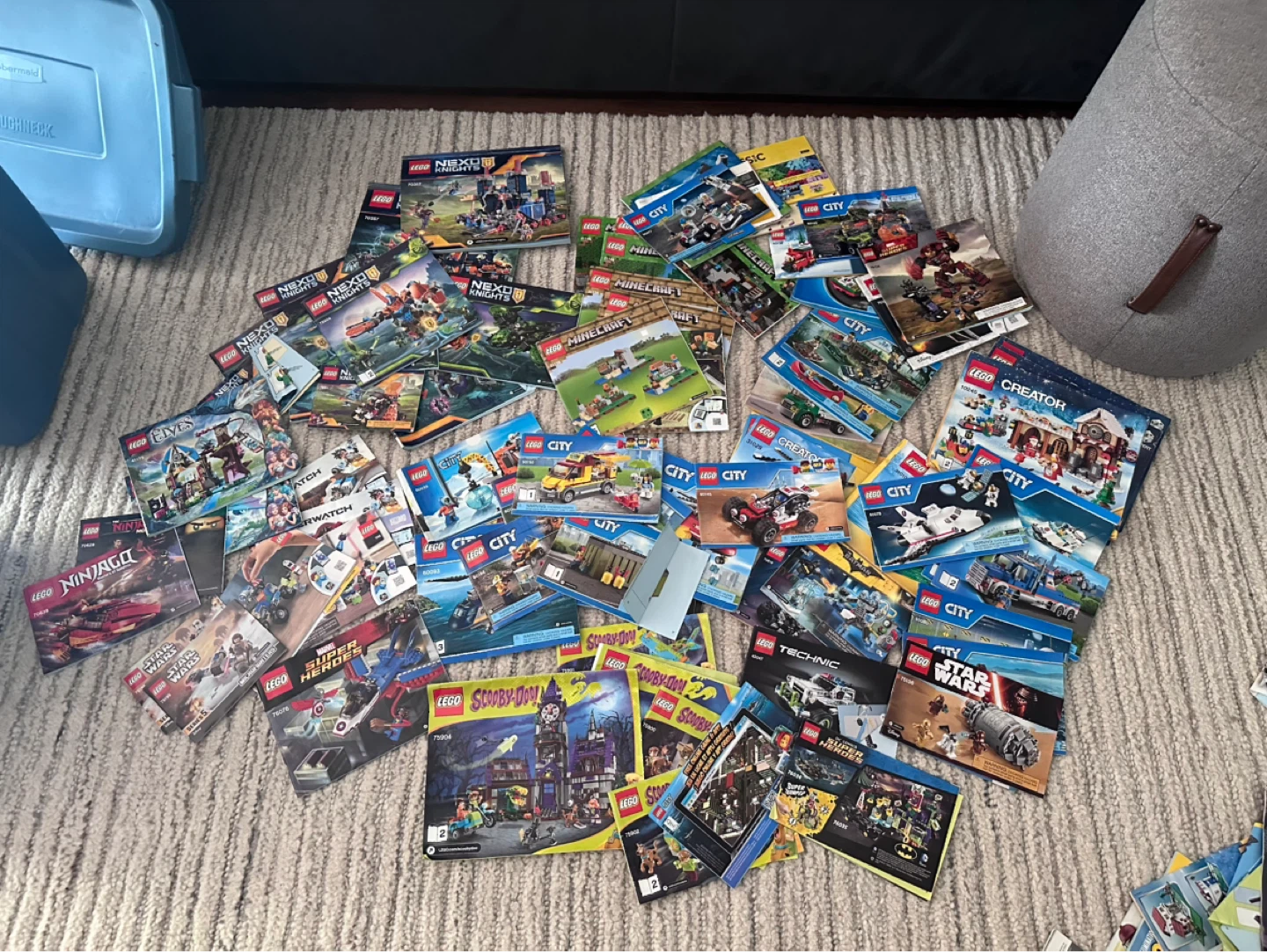 LEGO Building Blocks and Drawstring Mats. - photo 4
