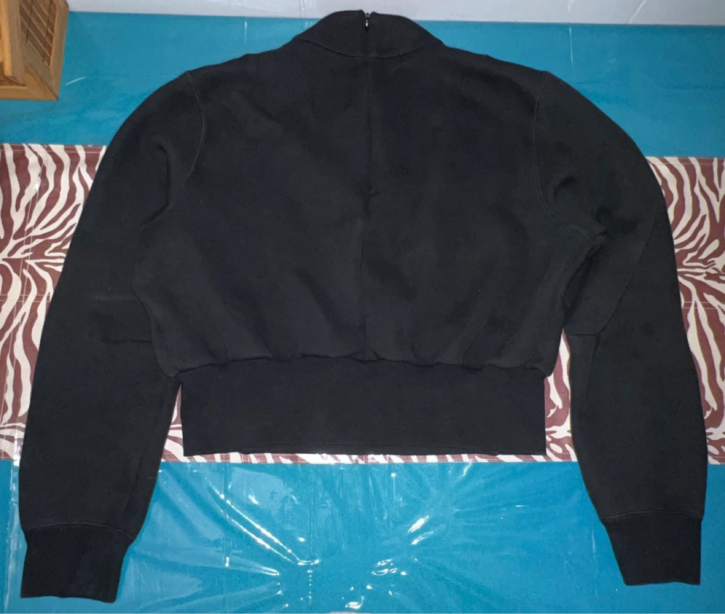 Nike Black Fleece Cropped Top Size M - photo 2