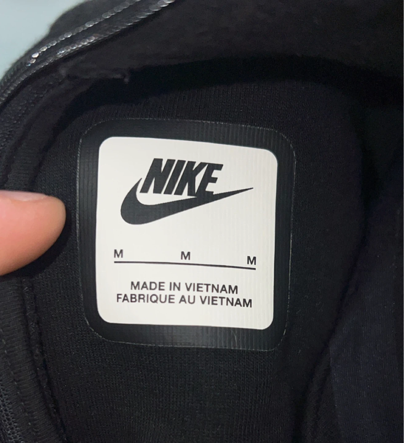 Nike Black Fleece Cropped Top Size M - photo 3