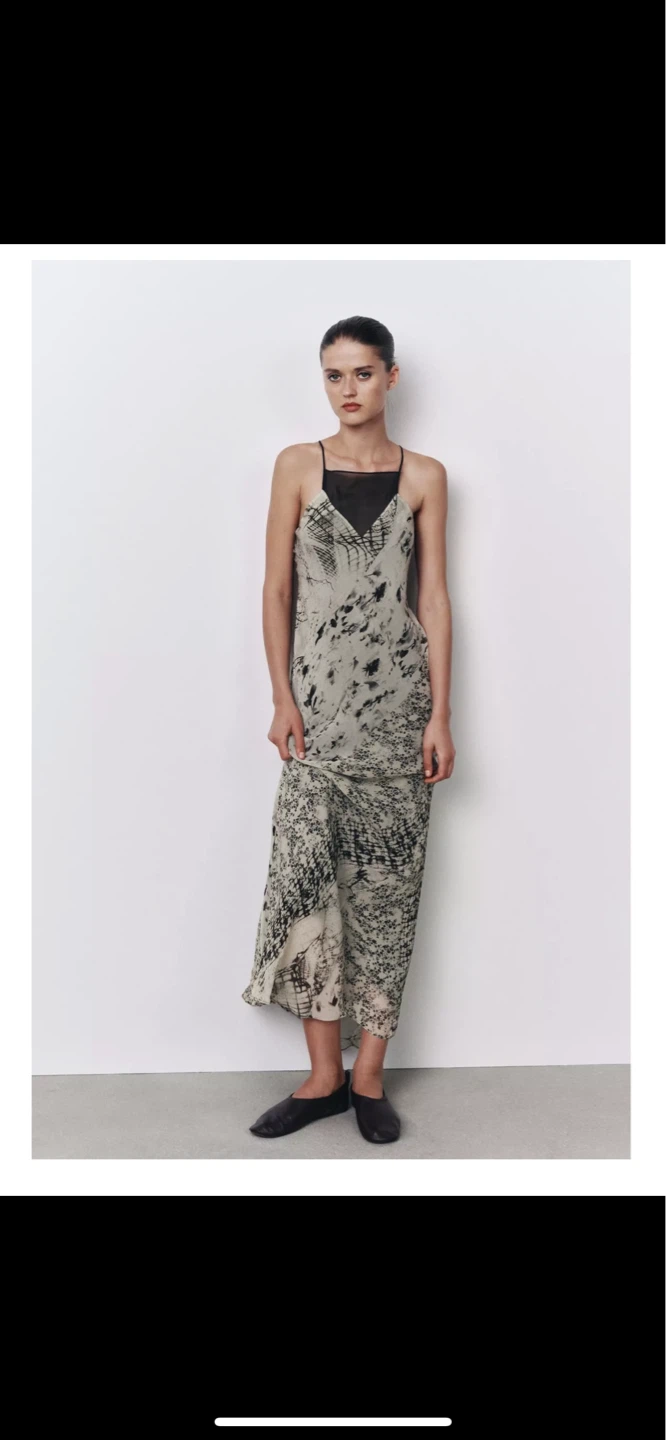 Zara Slip maxi Dress size S brand new - photo 2