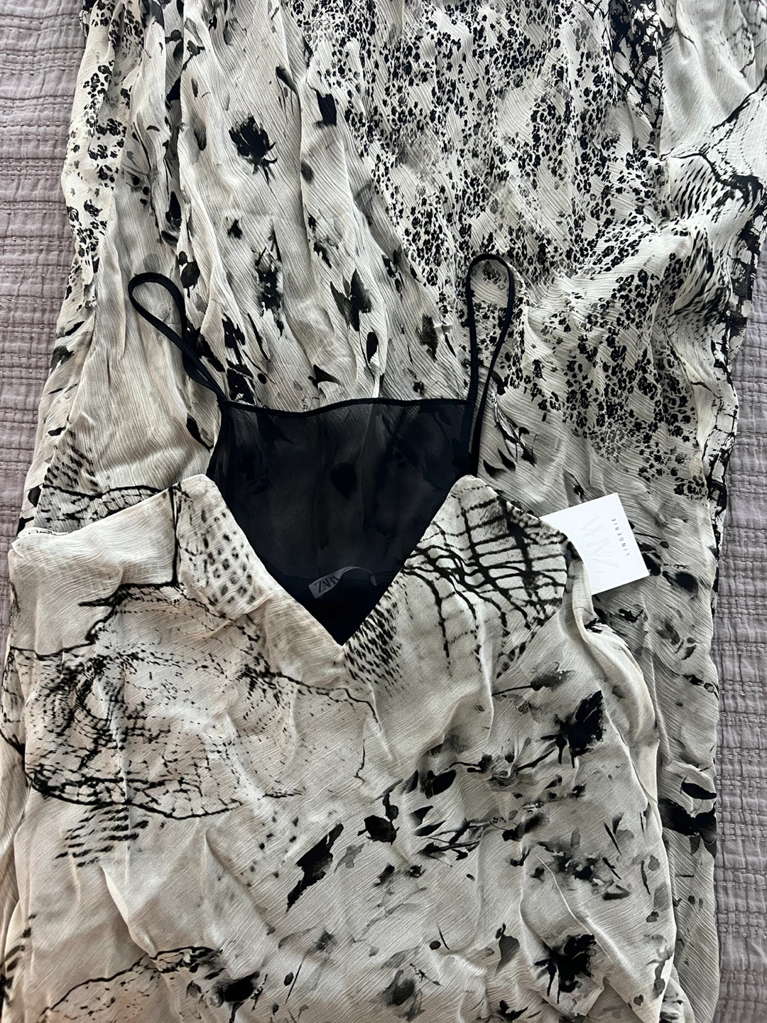 Zara Slip maxi Dress size S brand new - photo 3