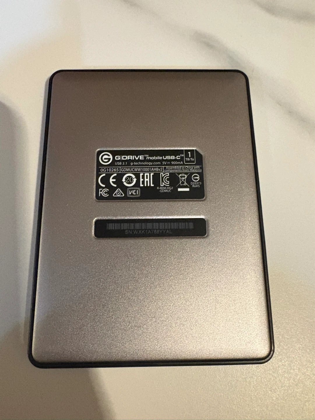 G-Technology G-DRIVE mobile USB-C 1TB External Hard Drive - photo 2