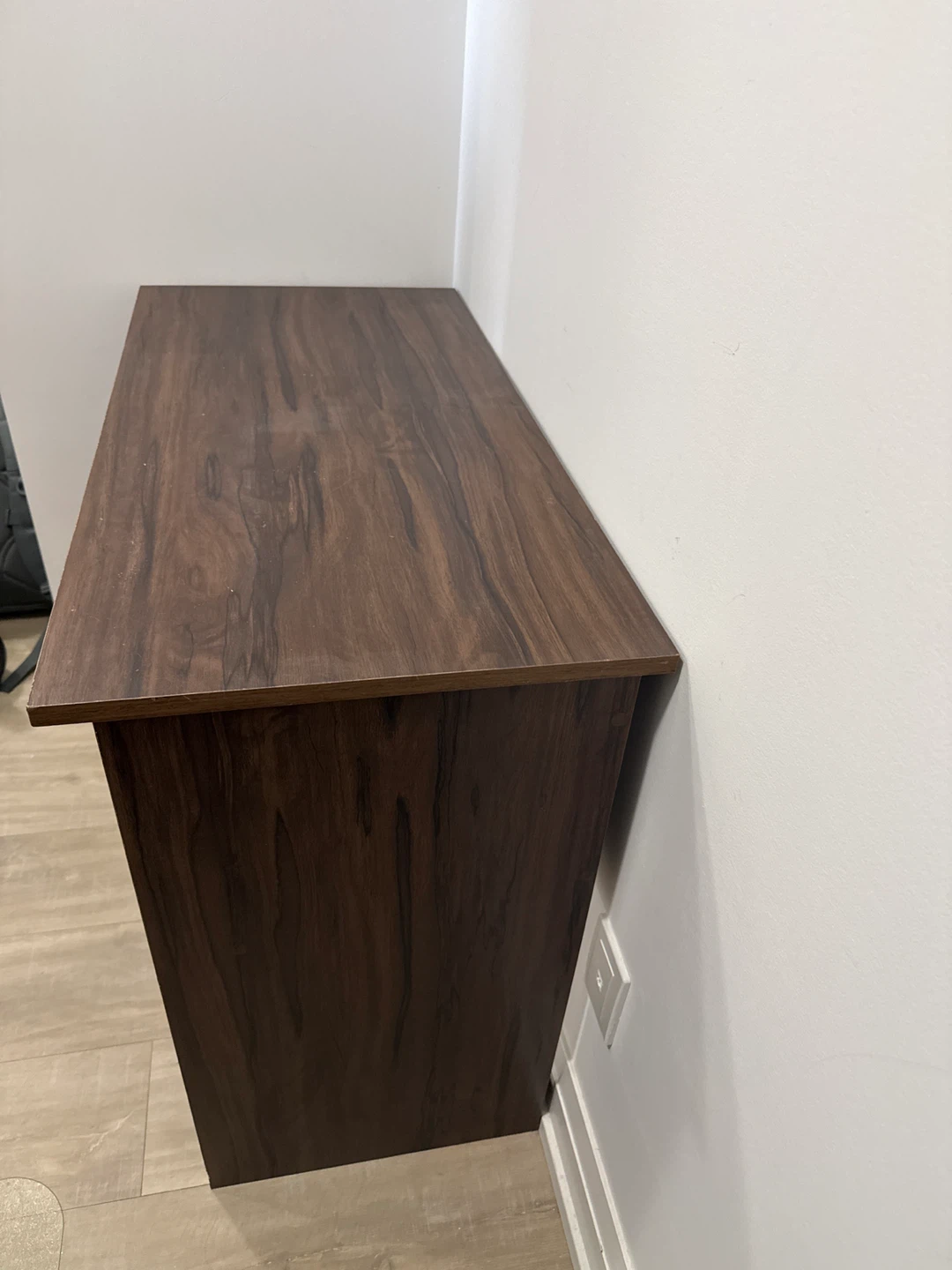 Dark Wood Console Table - photo 2