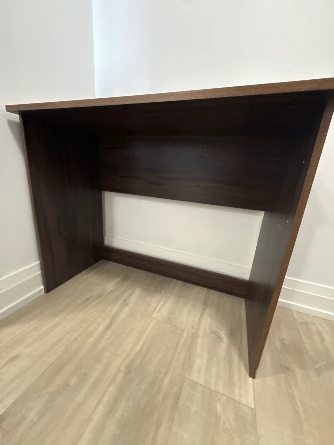 Dark Wood Console Table - photo 4