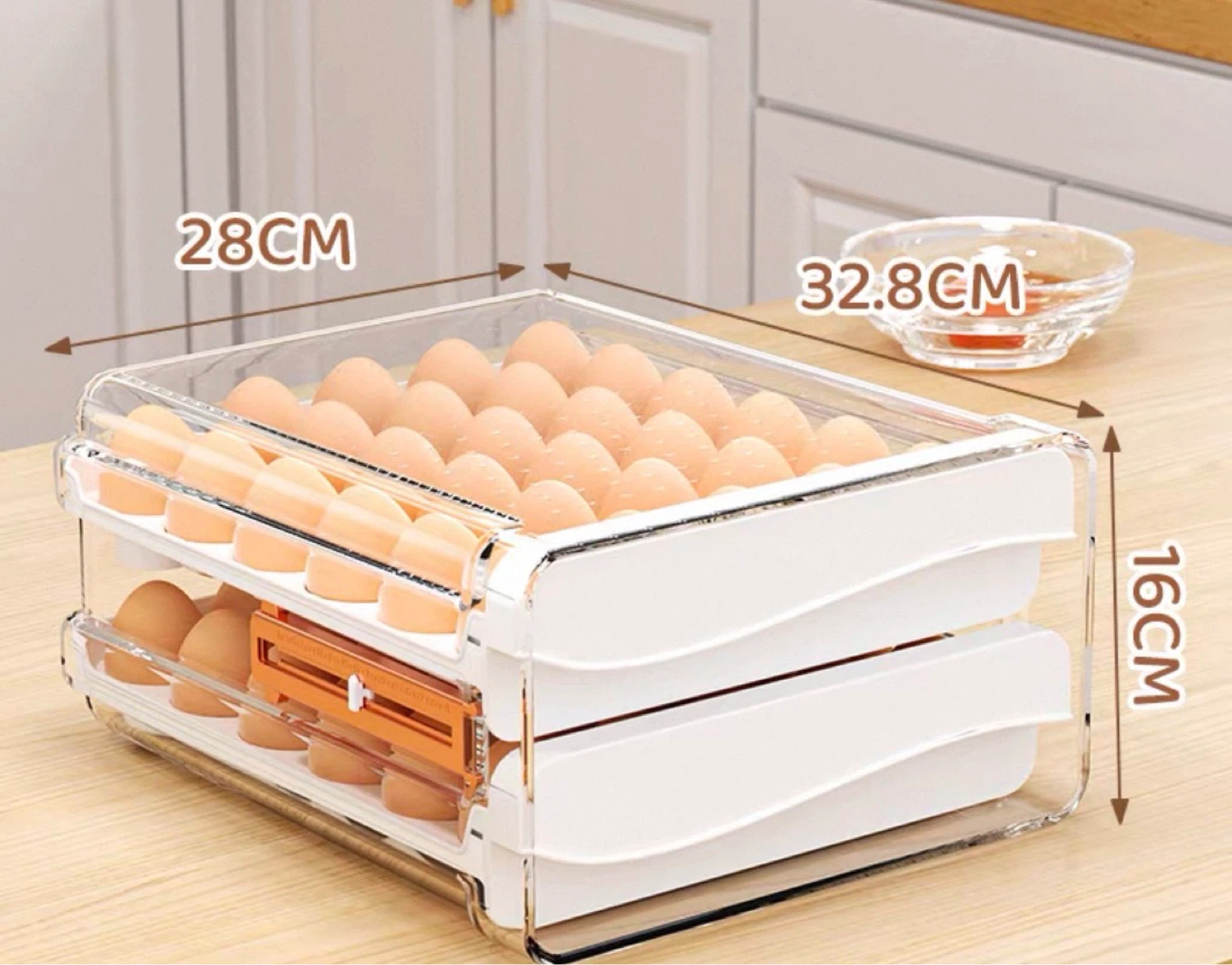 Egg Storage Box (Holds 60 Eggs) - Like New!
