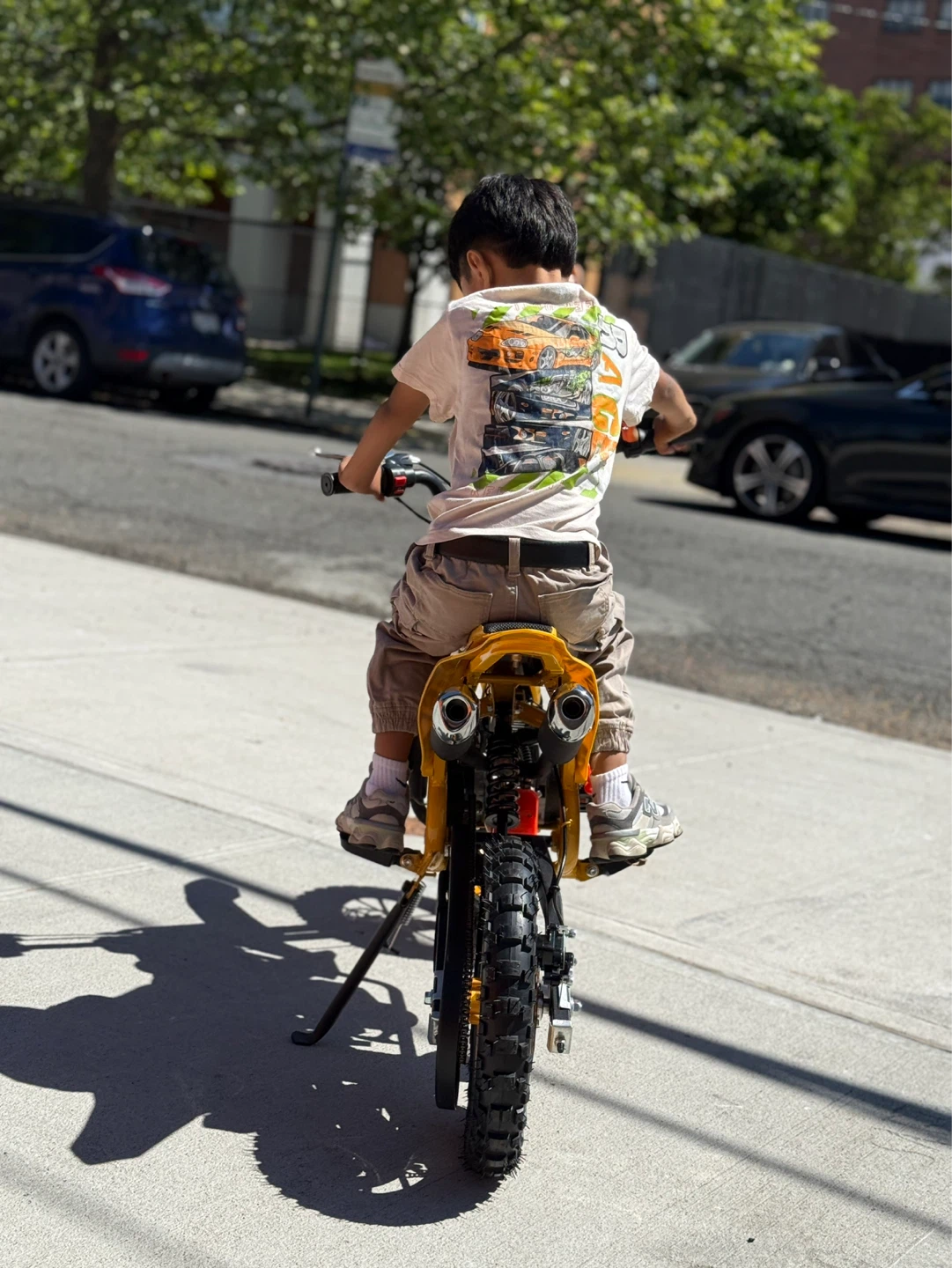 Yellow Kids Dirt Bike - photo 2