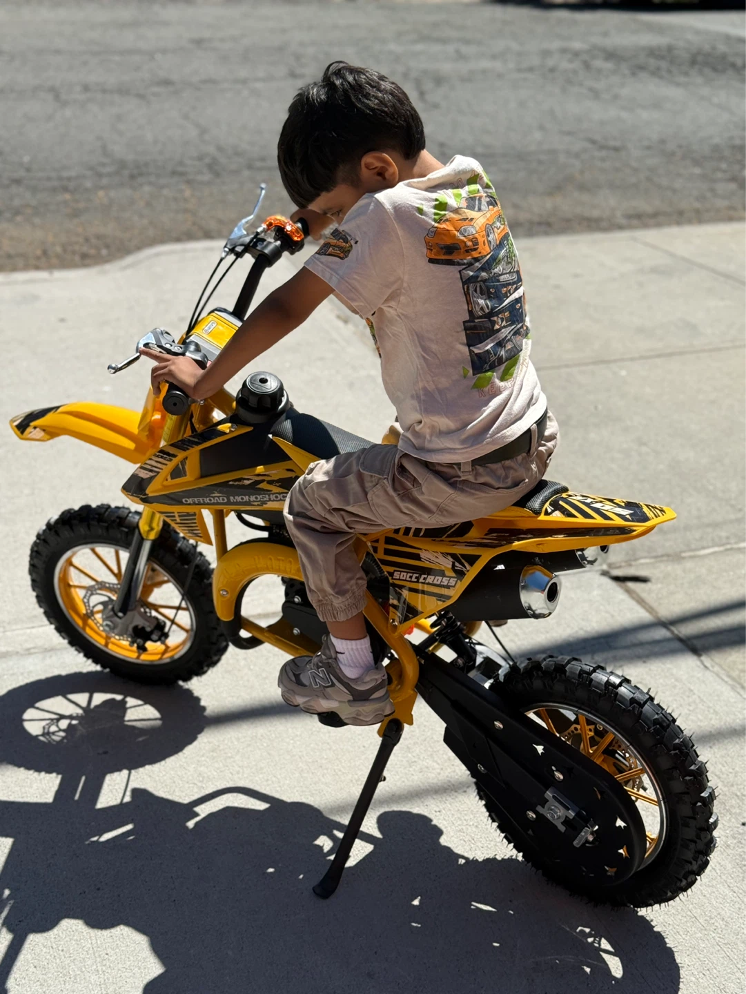 Yellow Kids Dirt Bike - photo 3