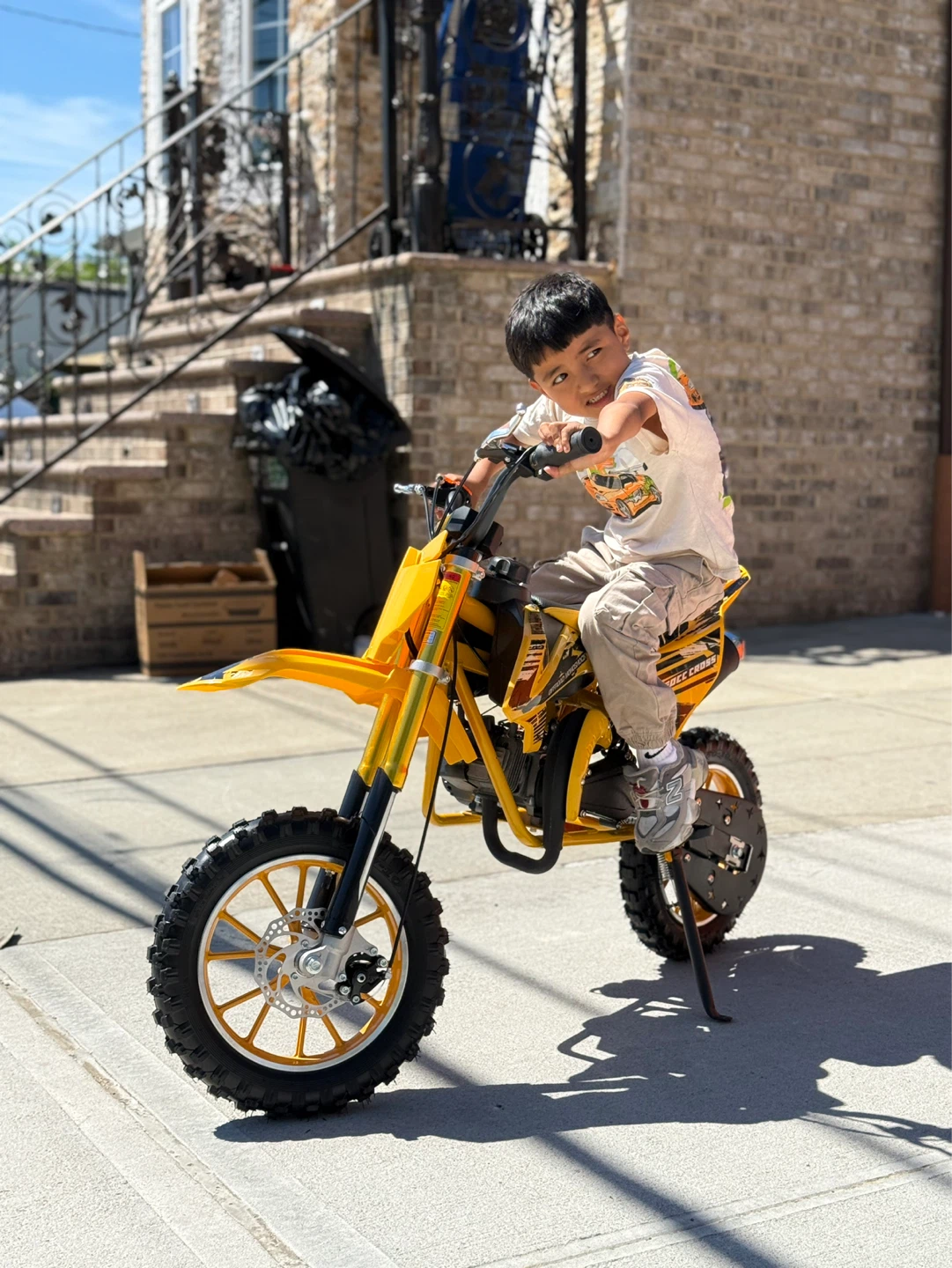 Yellow Kids Dirt Bike - photo 4