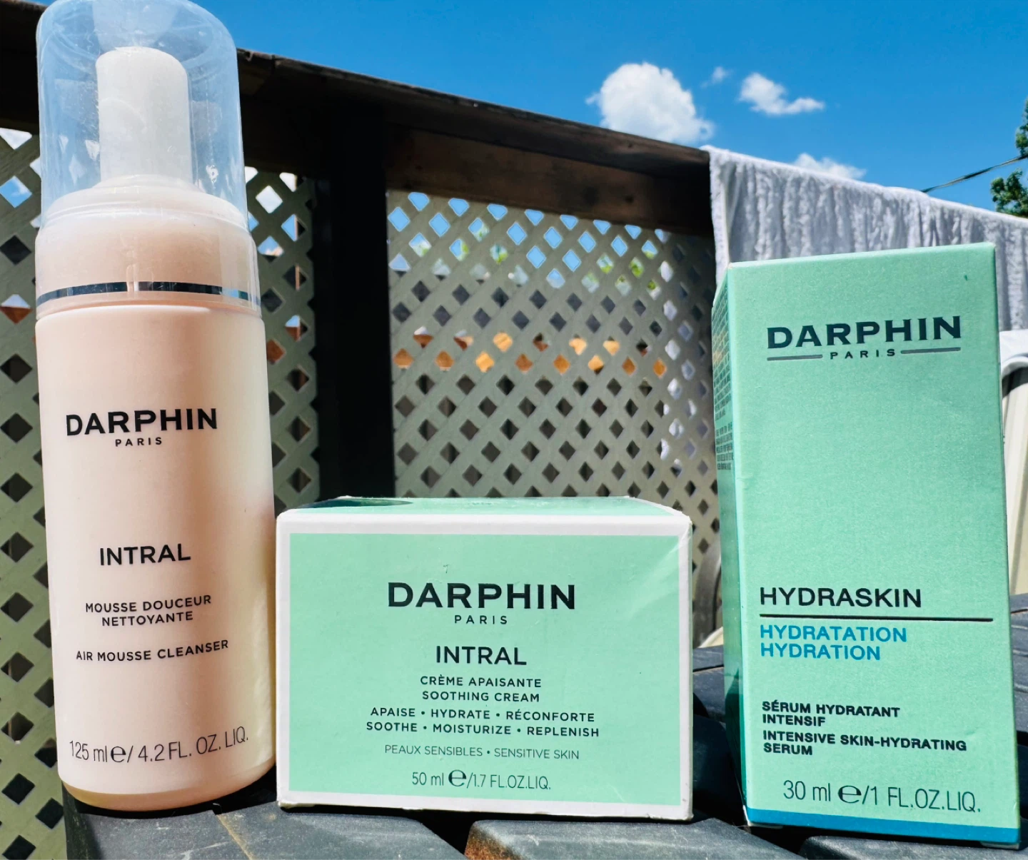 🌿 LOT DARPHIN PARIS — SOINS PEAUX SENSIBLES 3 produits — NEUFS