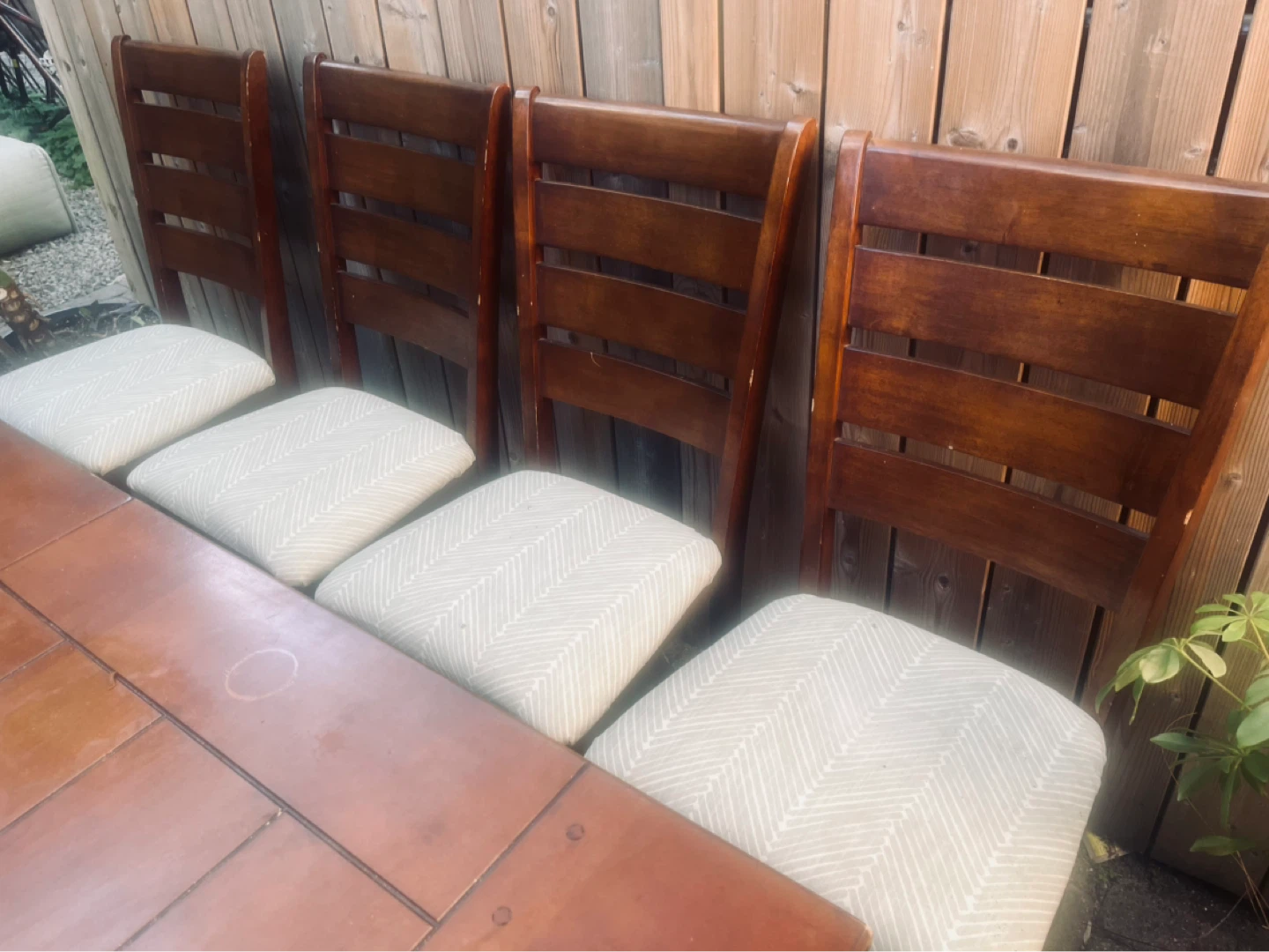 Wooden Dining Table and Chairs Set - photo 4