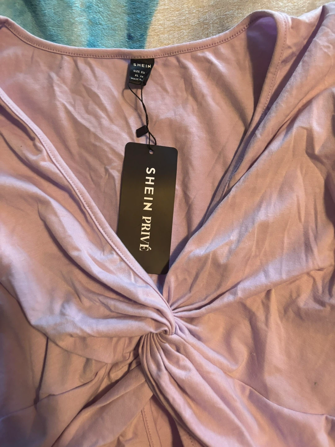 SHEIN Privé Twist Front crop Top - photo 2
