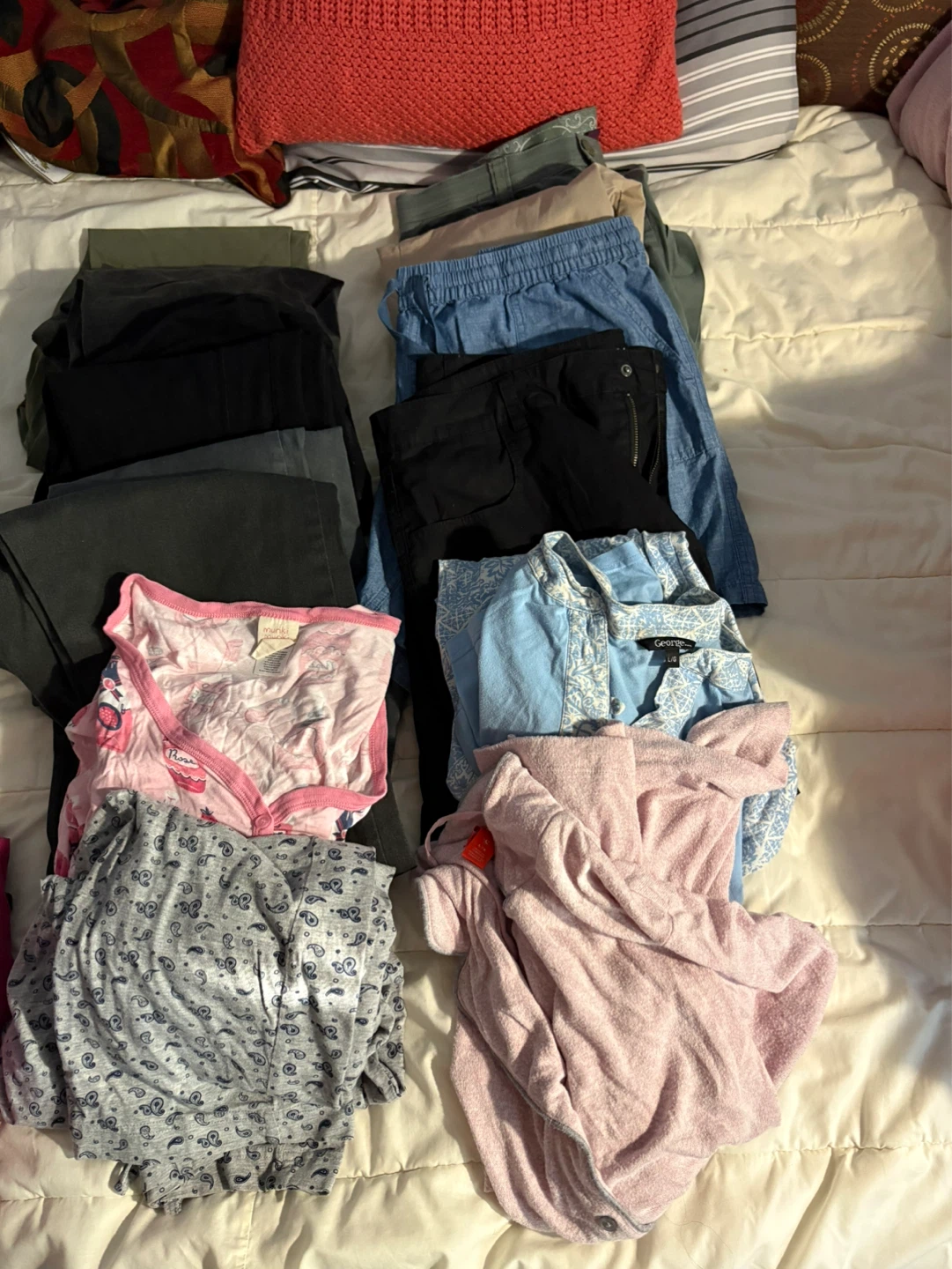 Ladies Shirt  bottoms and Pajama Set