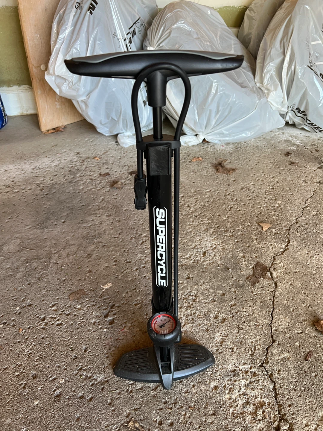 Supercycle Floor Bike Pump with Gauge