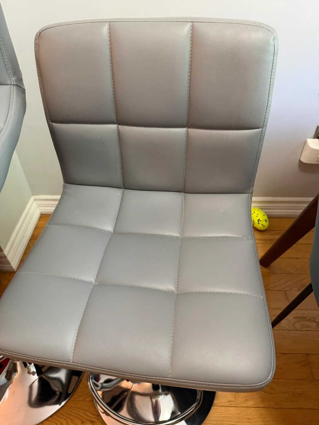Grey Adjustable Bar Stools (Set of 2) - photo 2