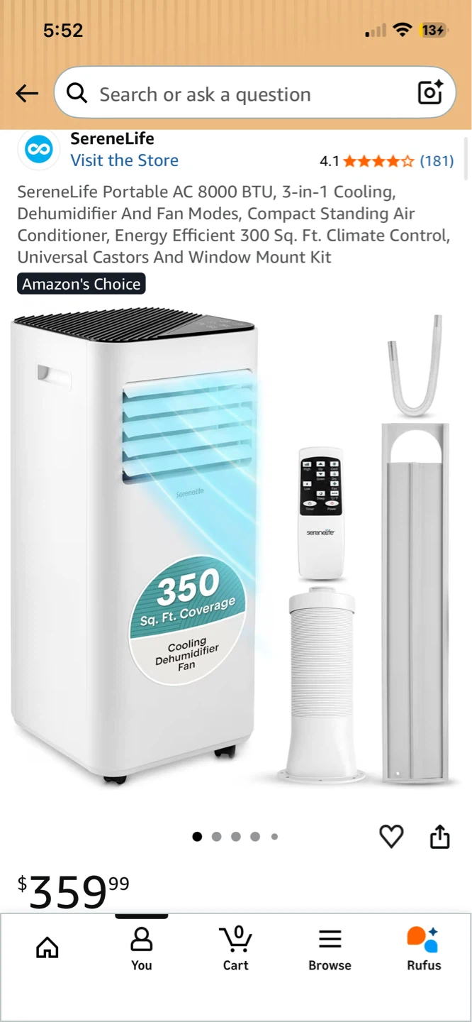 Insignia Portable Air Conditioner - photo 3