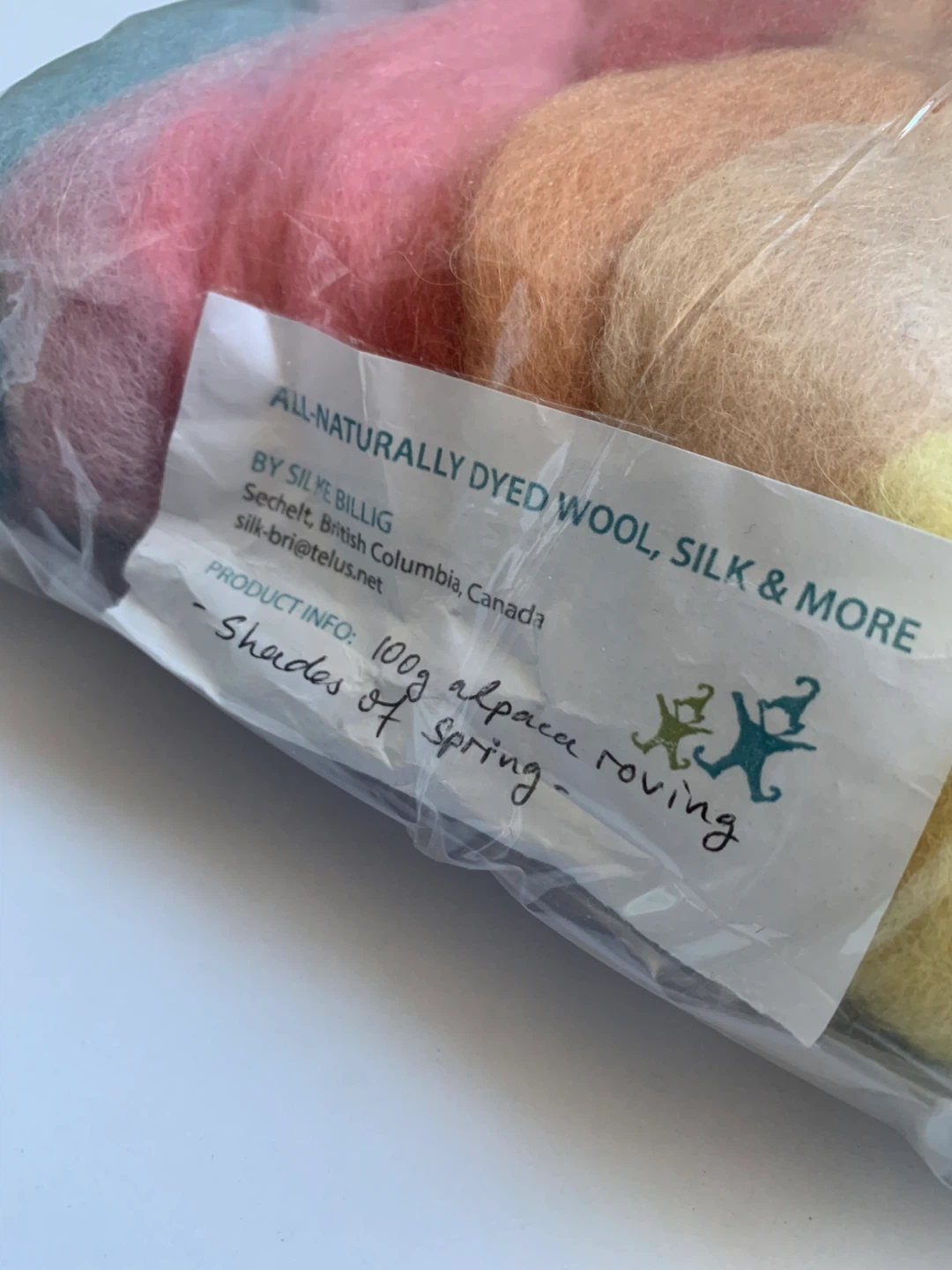 Fairy Tale Wool Roving - Shades of Spring - photo 4