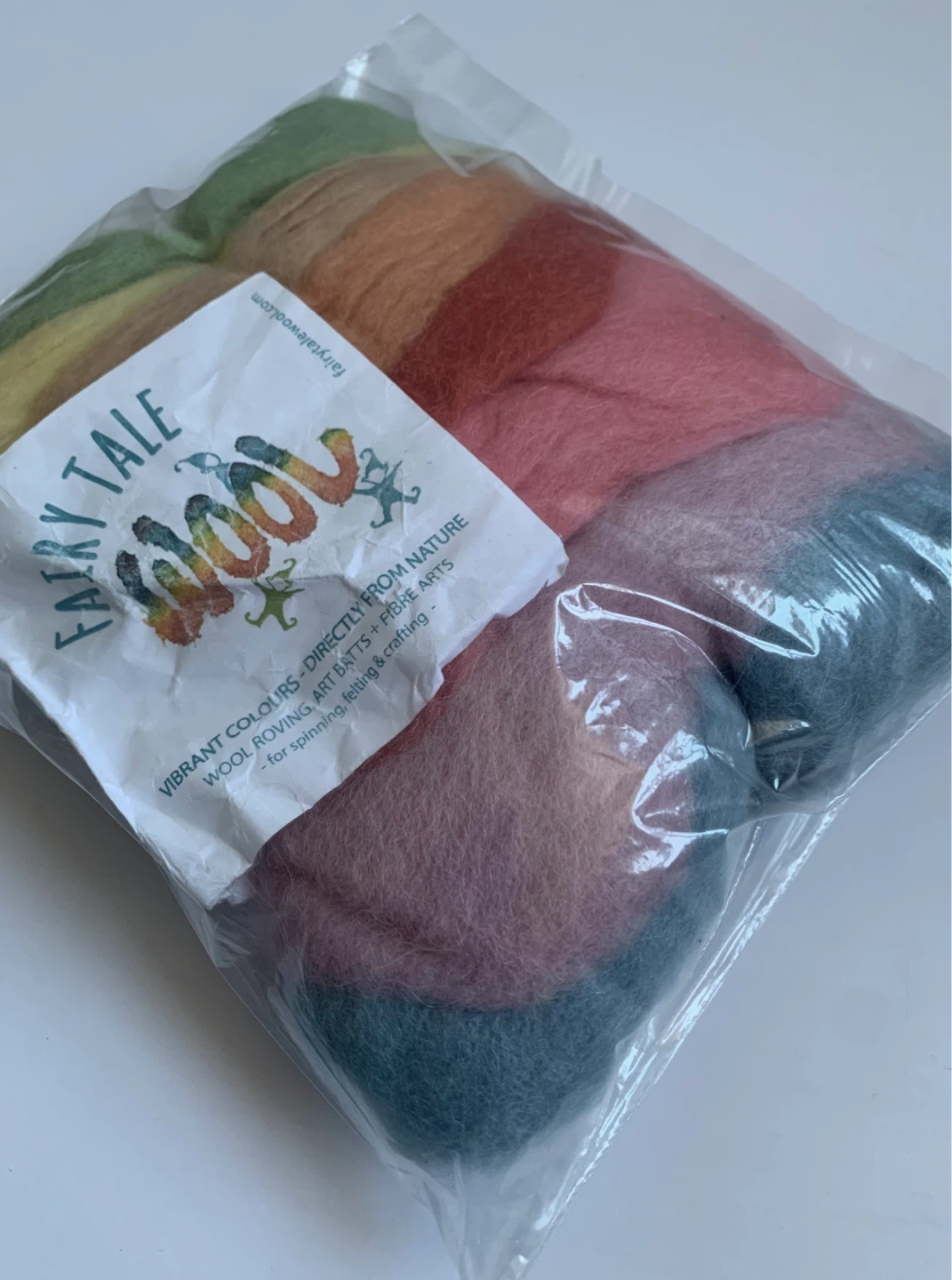 Fairy Tale Wool Roving - Shades of Spring