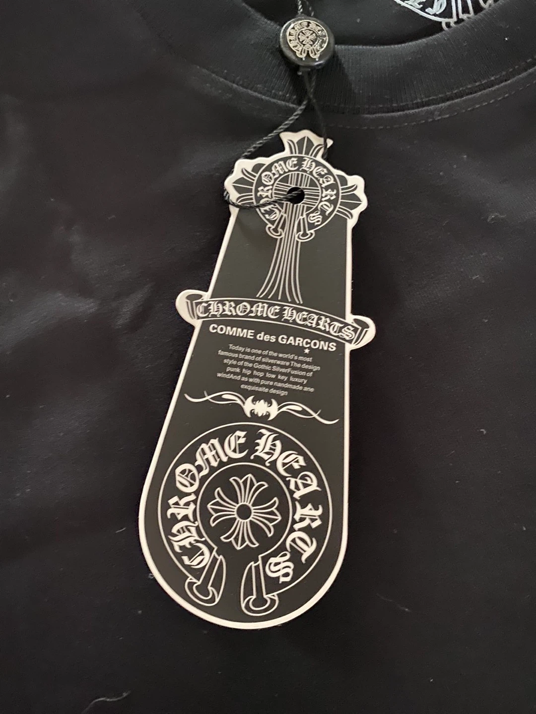 Chrome Hearts Black T-Shirt - photo 4