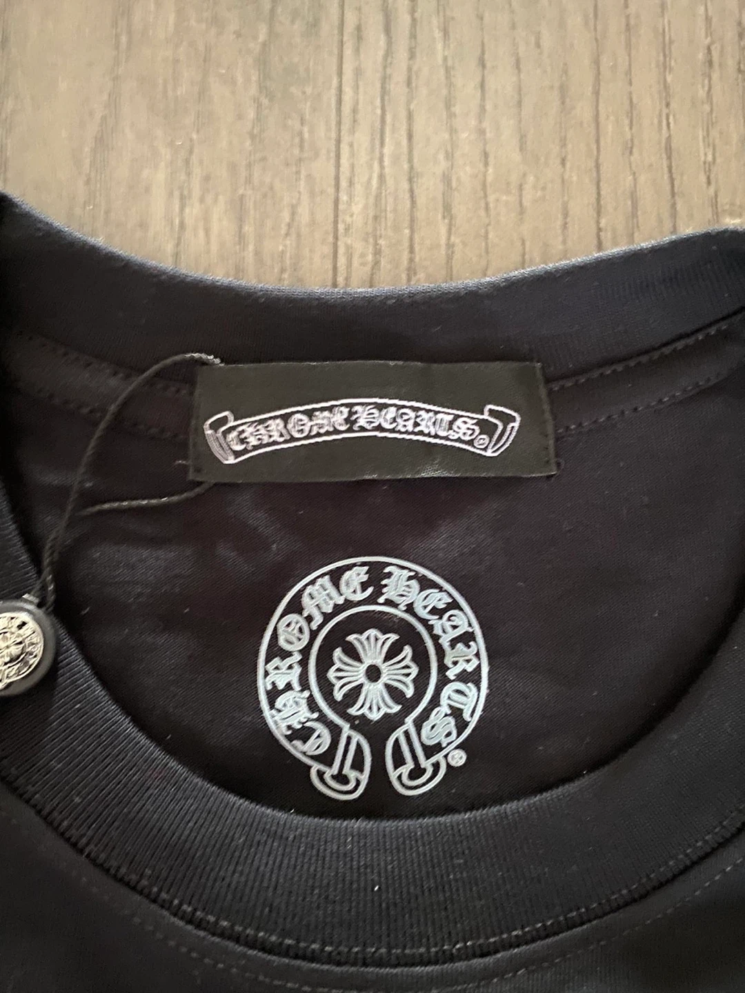 Chrome Hearts Black T-Shirt - photo 5
