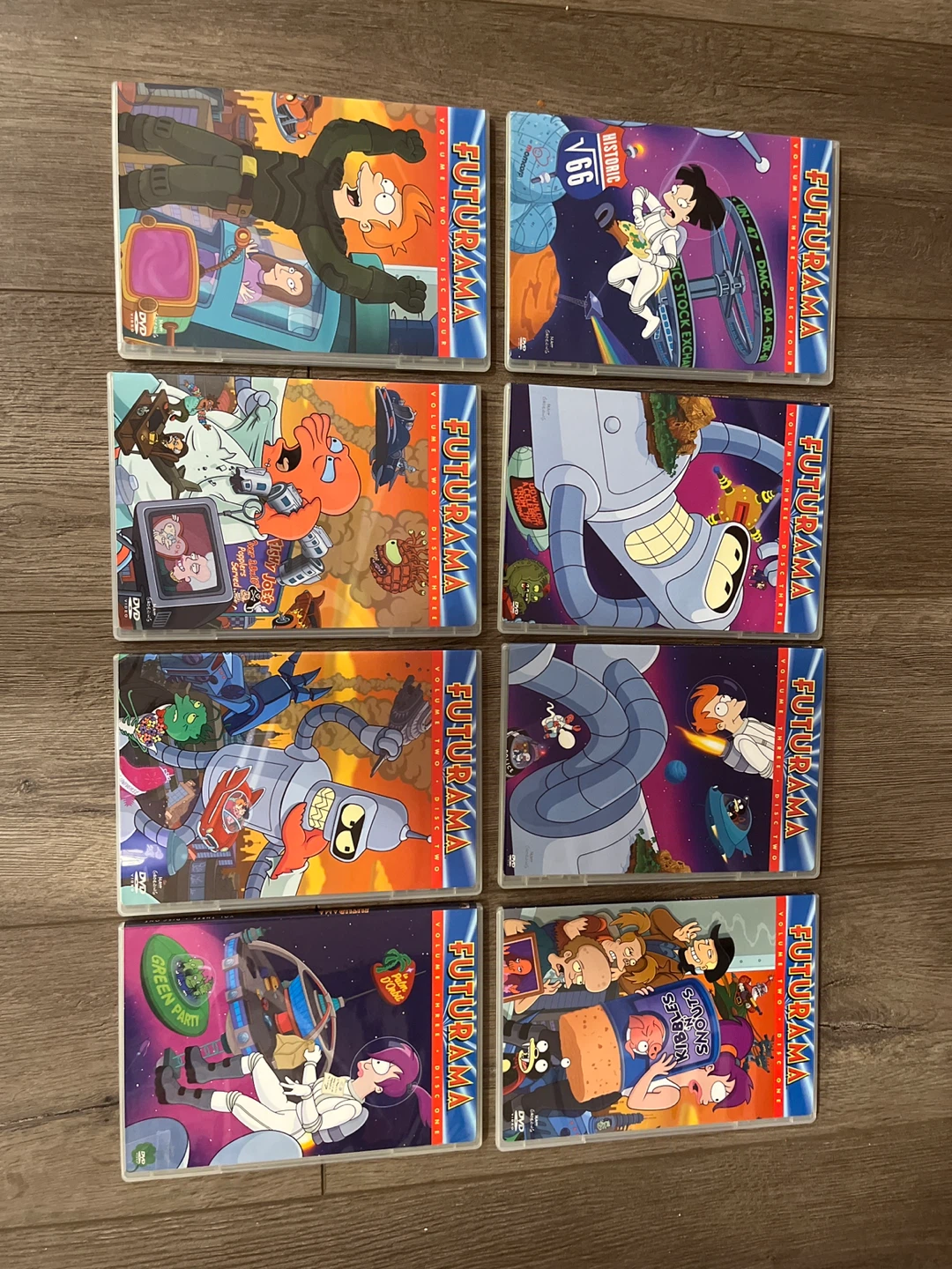 Futurama DVD Collection Volumes 1-4